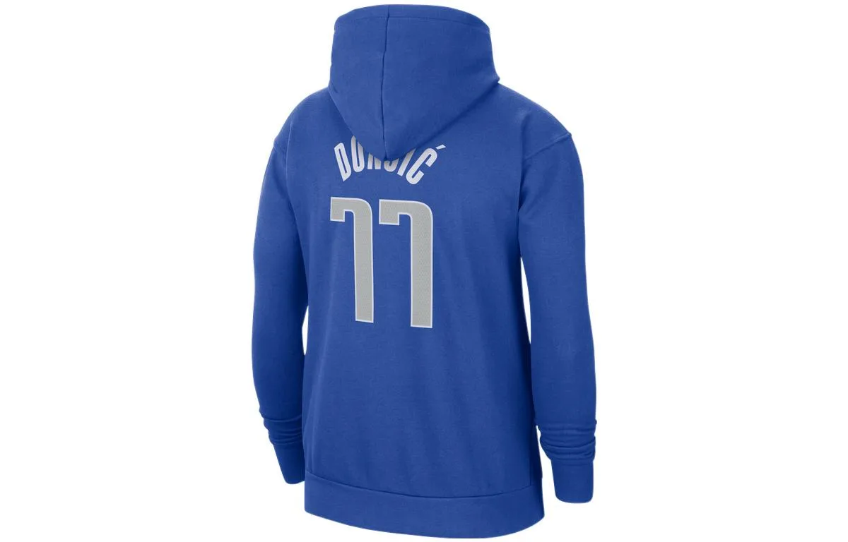 Толстовка с капюшоном из флиса Nba Dallas Mavericks Luca Doncic Essential Nike, Game Royal Blue — фото 3