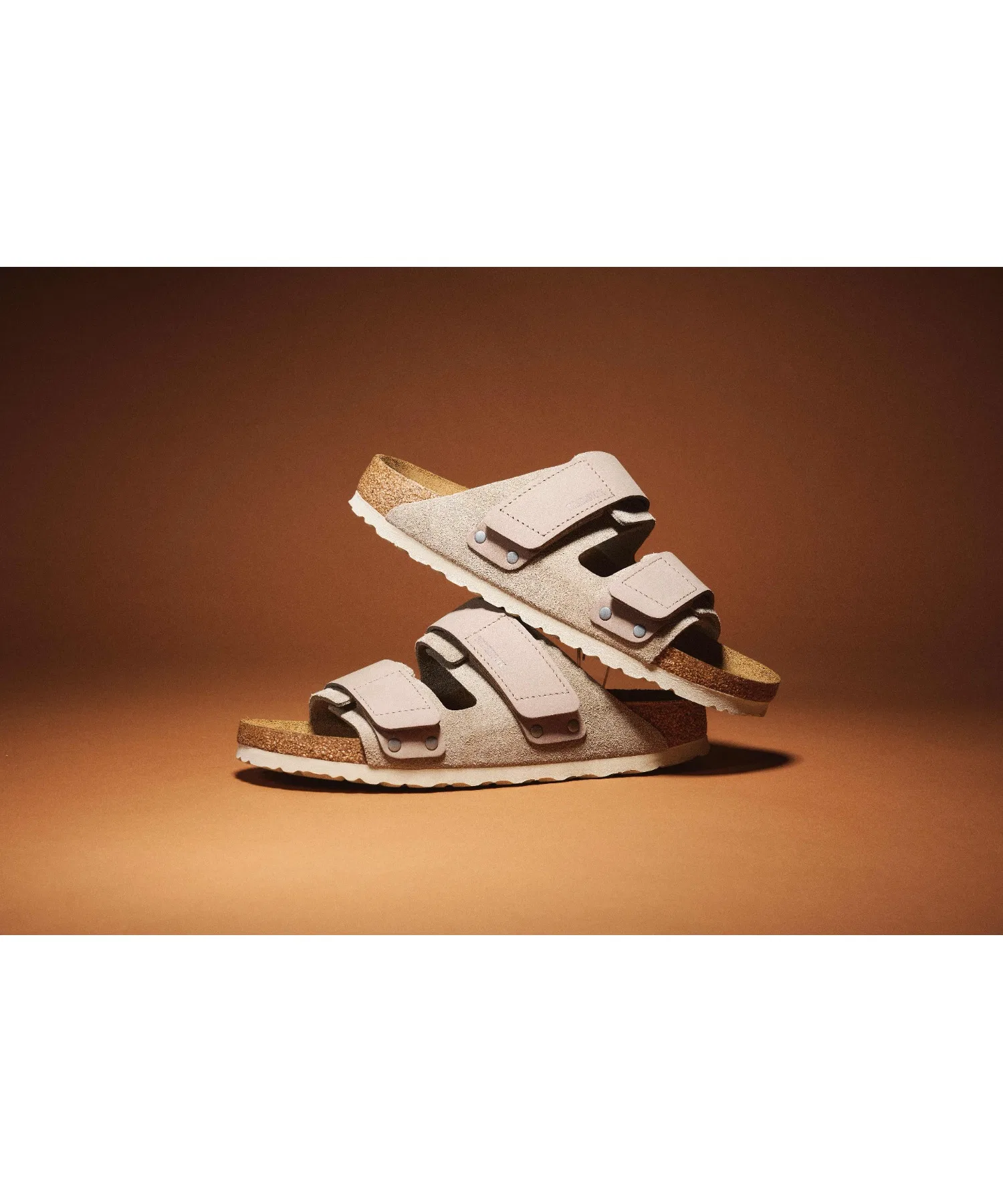 Унисекс сандалии BIRKENSTOCK Uji серые — фото 4