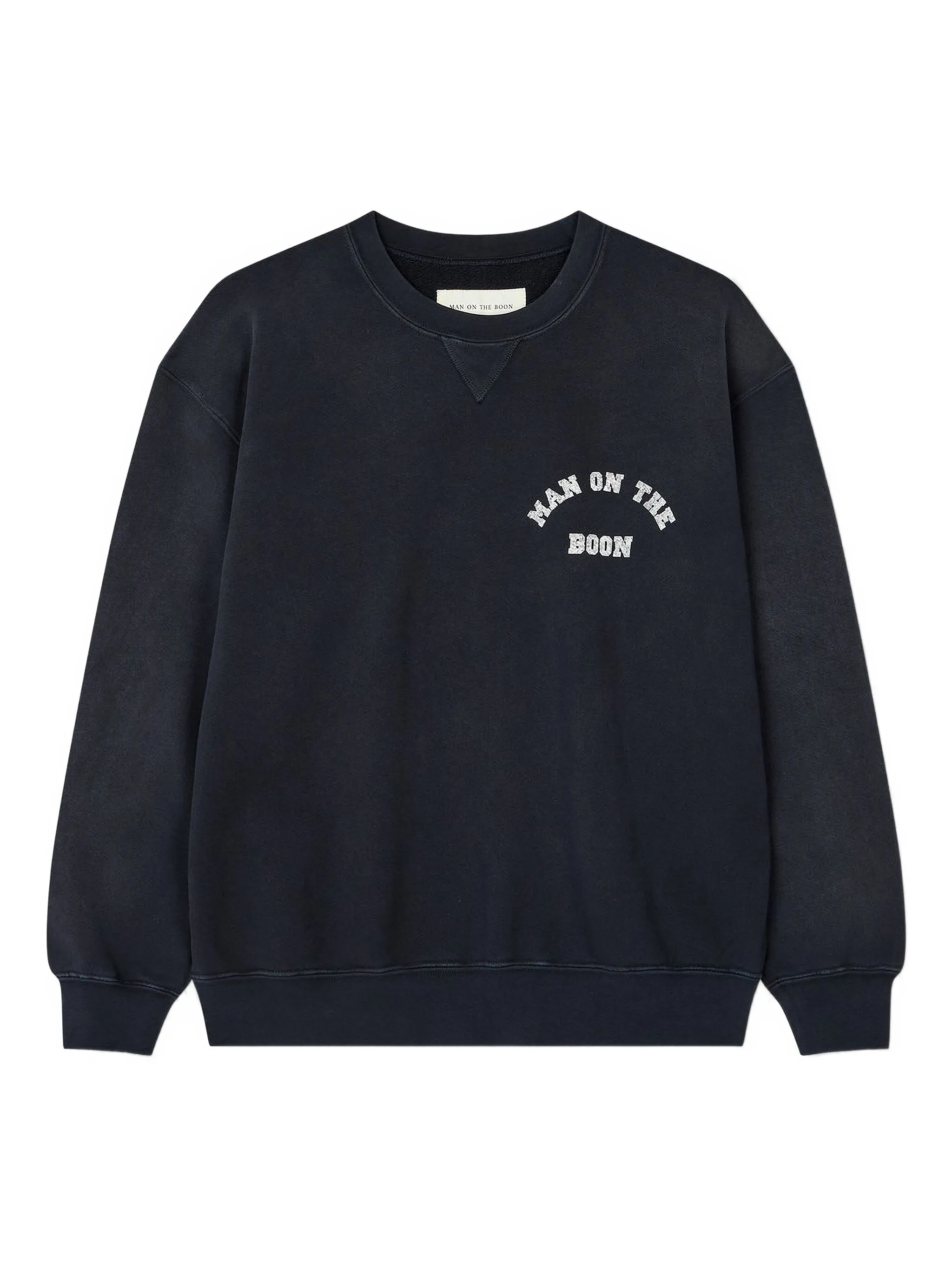 

Толстовка с графичным принтом Man On The Boon., черный