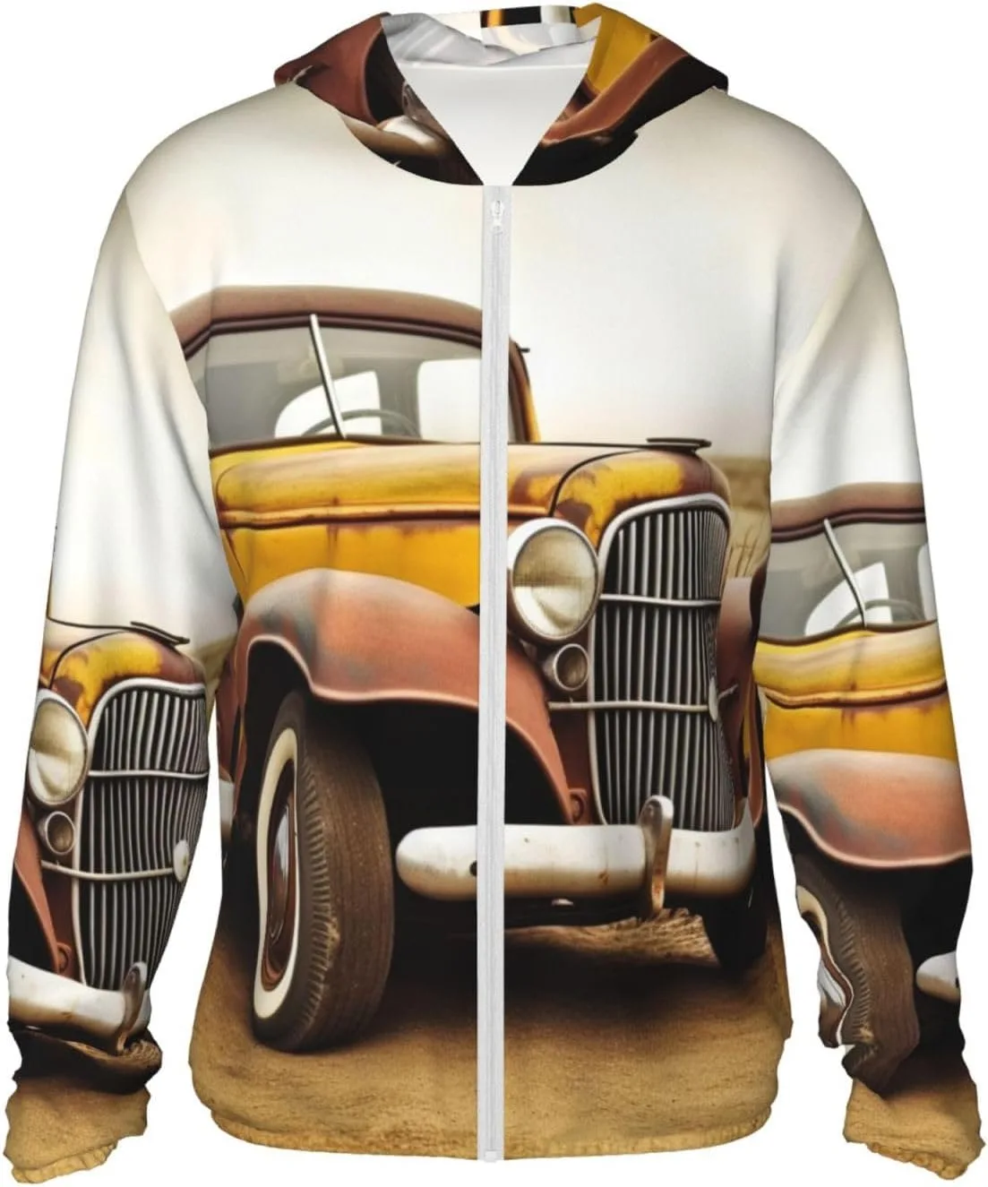 

Мужская толстовка с защитой от солнца UPF 50+ Antique Car, лонгслив FHEDVBN