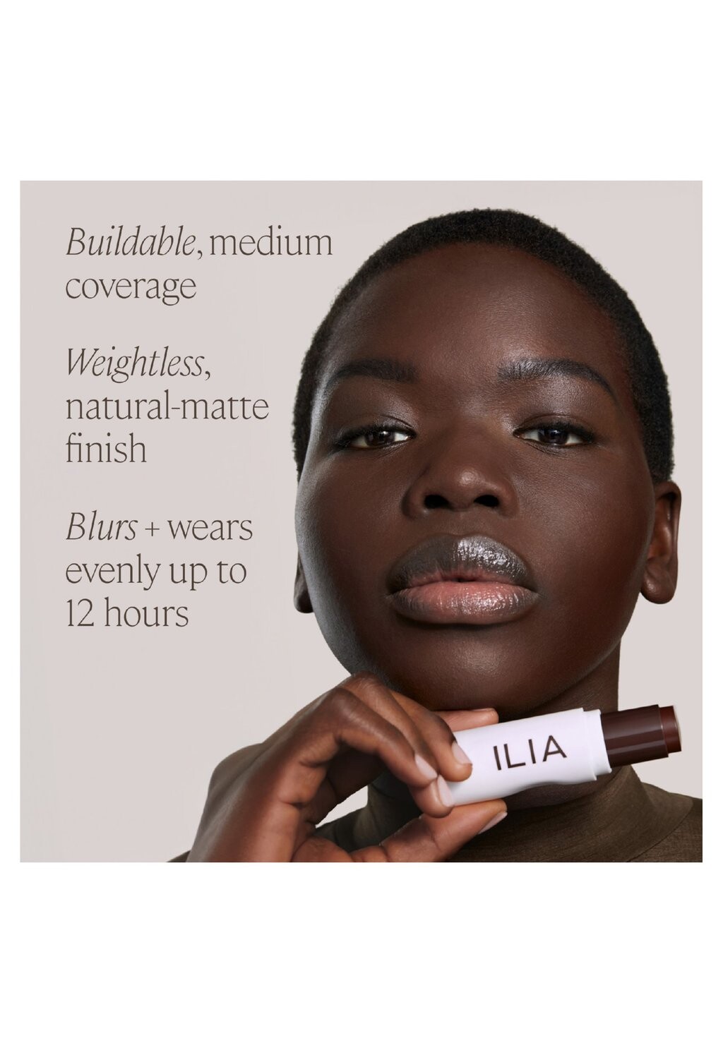 

Консилер SKIN REWIND COMPLEXION STICK ILIA Beauty, темно-коричневый