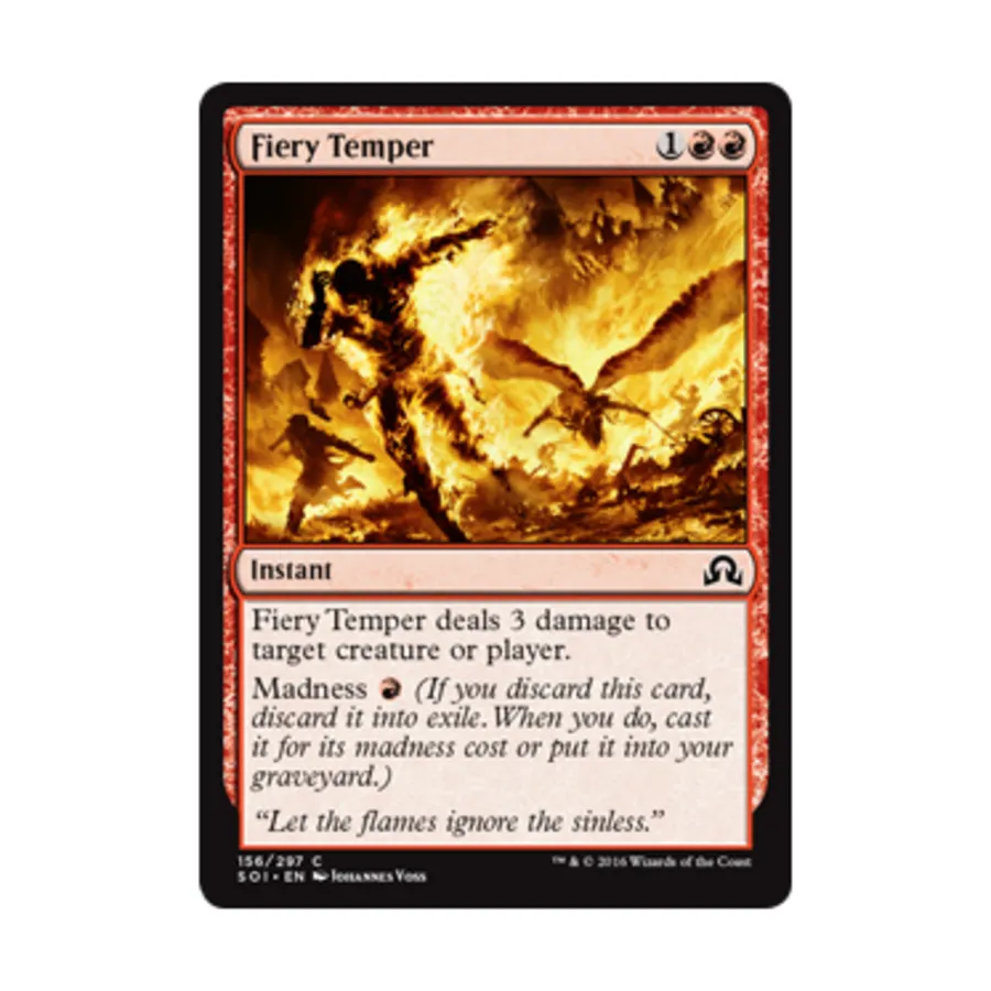 

CCG Пламенный нрав (С) (Фольга), MTG - Shadows Over Innistrad