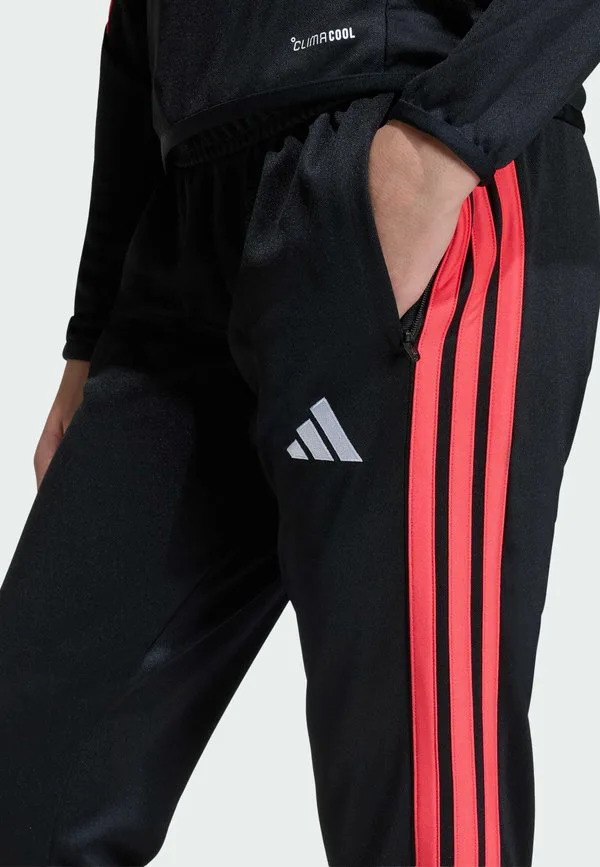 Спортивные штаны лиги tiro26 Adidas Performance, Black Semi Lucid Red — фото 3