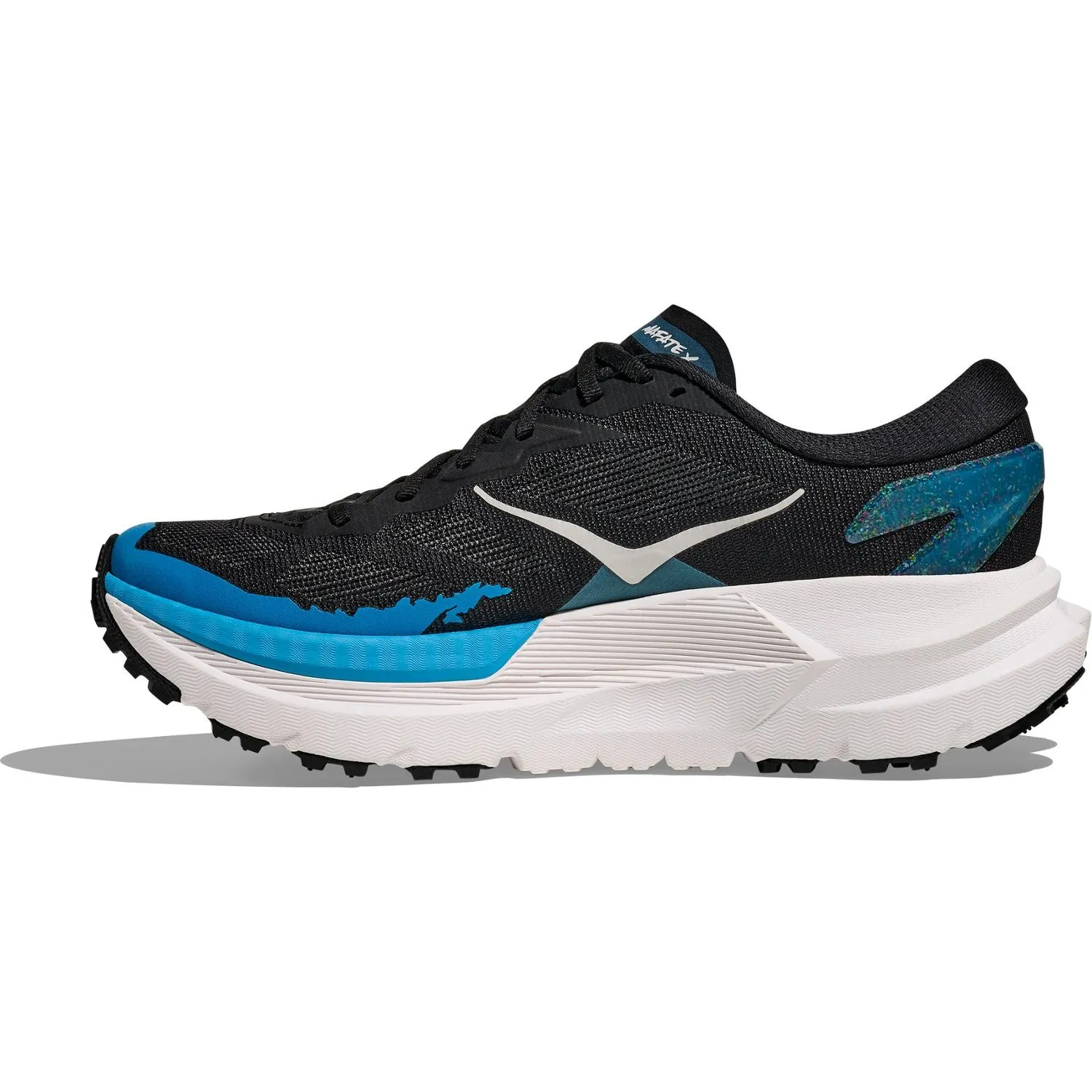 Мужские кроссовки для трейлраннинга Mafate X HOKA, Black/Skyward Blue — фото 2