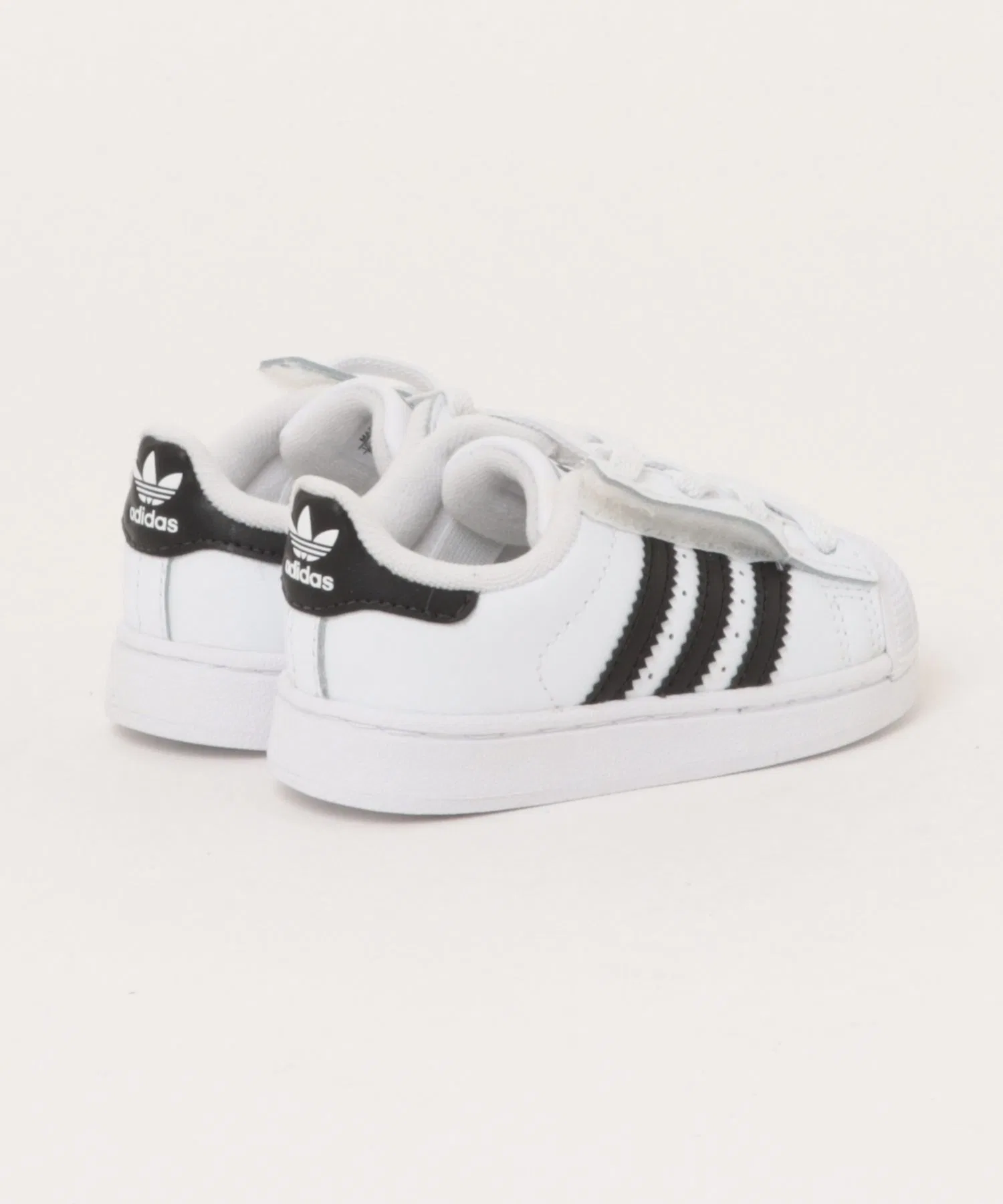 Детские кроссовки Adidas Superstar II CF EL I белые — фото 2