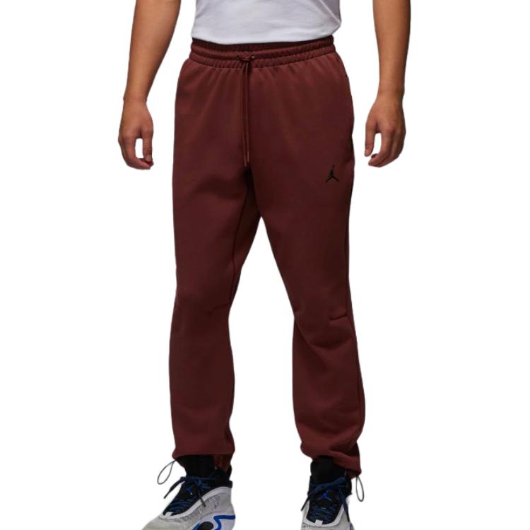 Спортивные штаны Hoop Fleece Men's Dri-FIT Jordan, коричневый/черный — фото 3