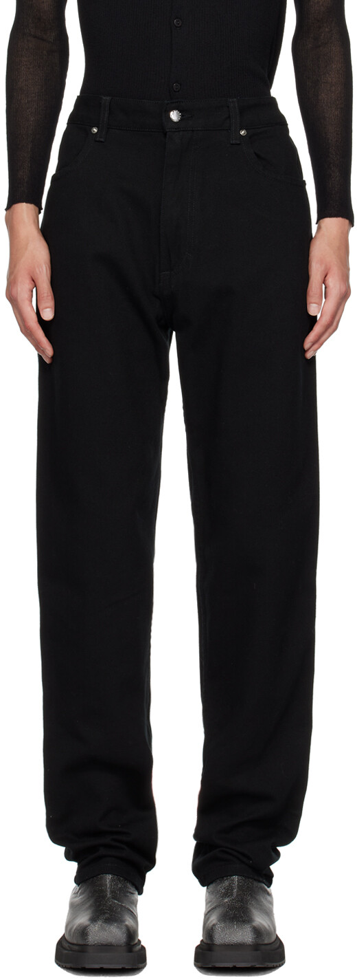 

Черные прямые джинсы Почти Eckhaus Latta