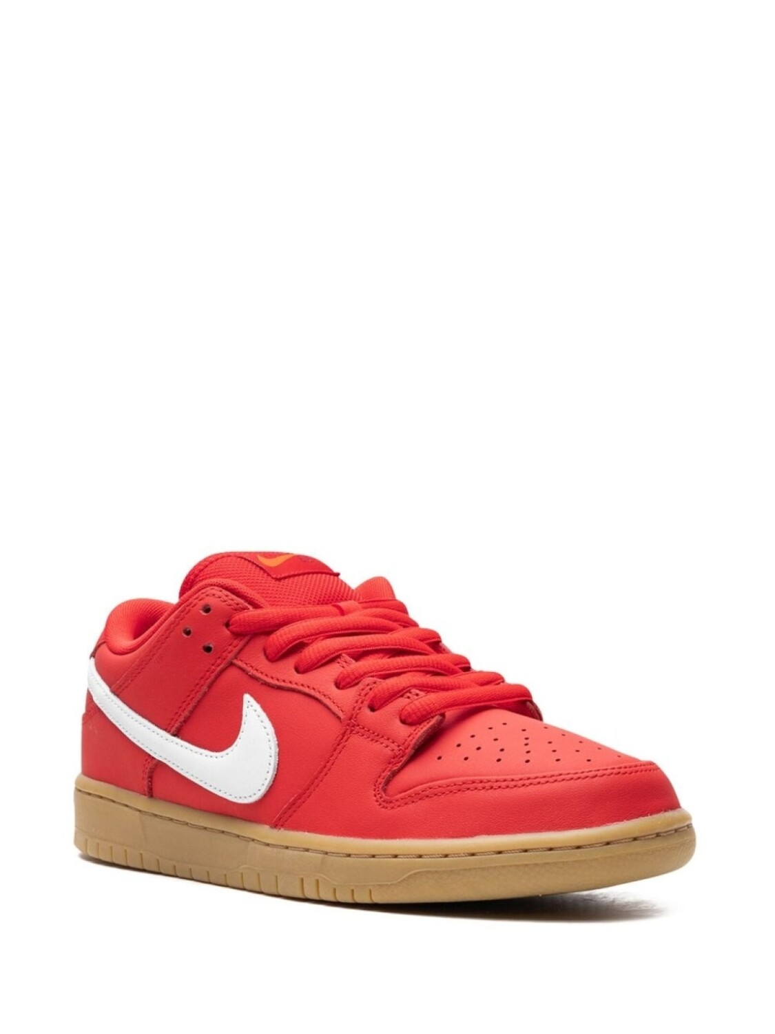 Кроссовки SB Dunk Low Pro University Red/Gum Nike, красный — фото 2