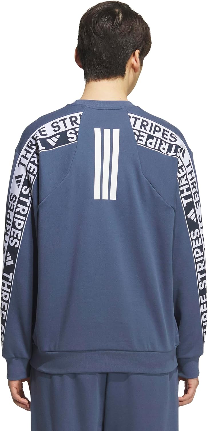 Мужская толстовка Adidas N2685 с надписью Word Crew, с предварительно нанесенной маркировкой (KA1279), размер XS — фото 2
