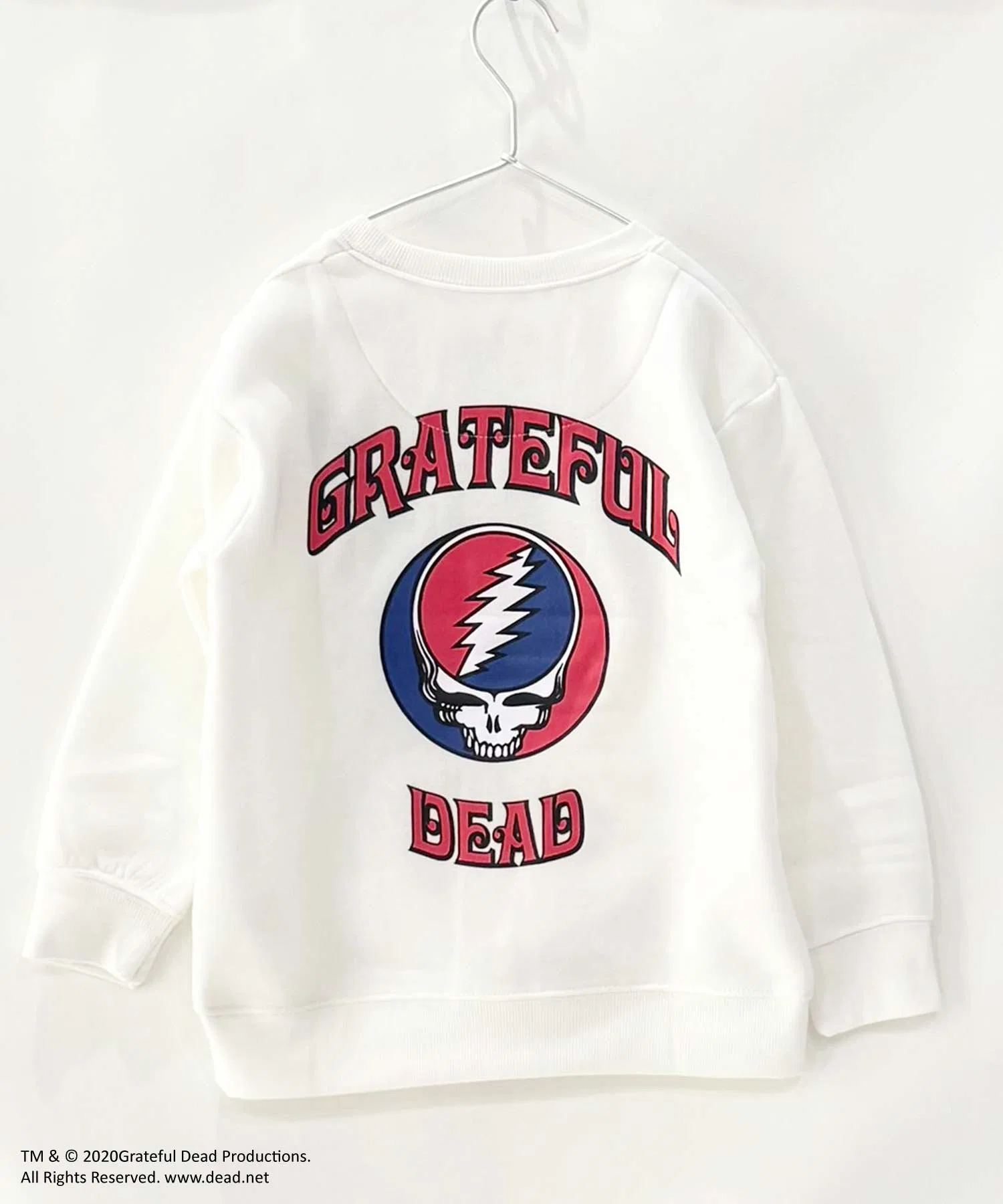 Детская толстовка GRATEFUL DEAD большого размера на флисовой подкладке