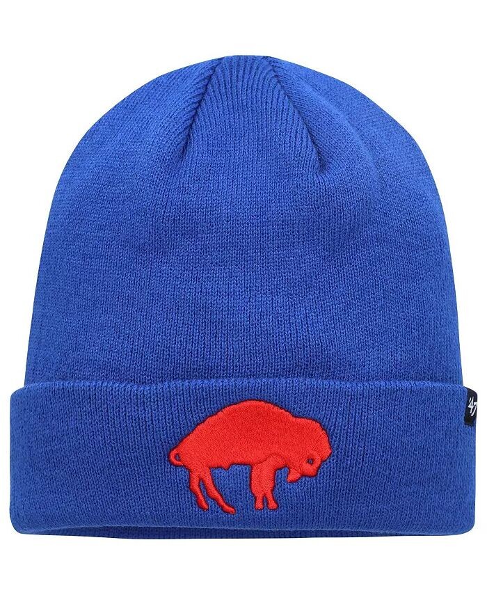 

Мужская вязаная шапка с манжетами Royal Buffalo Bills Legacy '47 Brand, синий