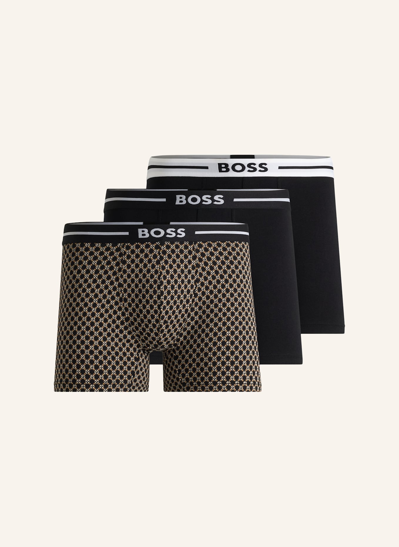 

Боксерские шорты boxerbr 3p bold des Boss, черный