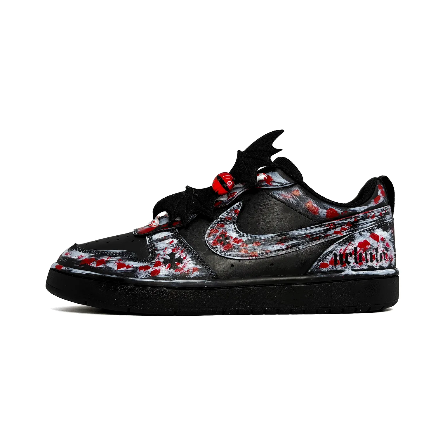 Nike Court Borough God Of Punk, Graffiti, американские синтетические кожаные устойчивые к истиранию противоскользящие низкие кроссовки