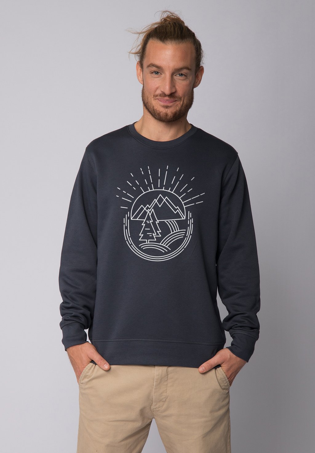 

Толстовка NATUR IST SCHÖN watapparel, антрацит