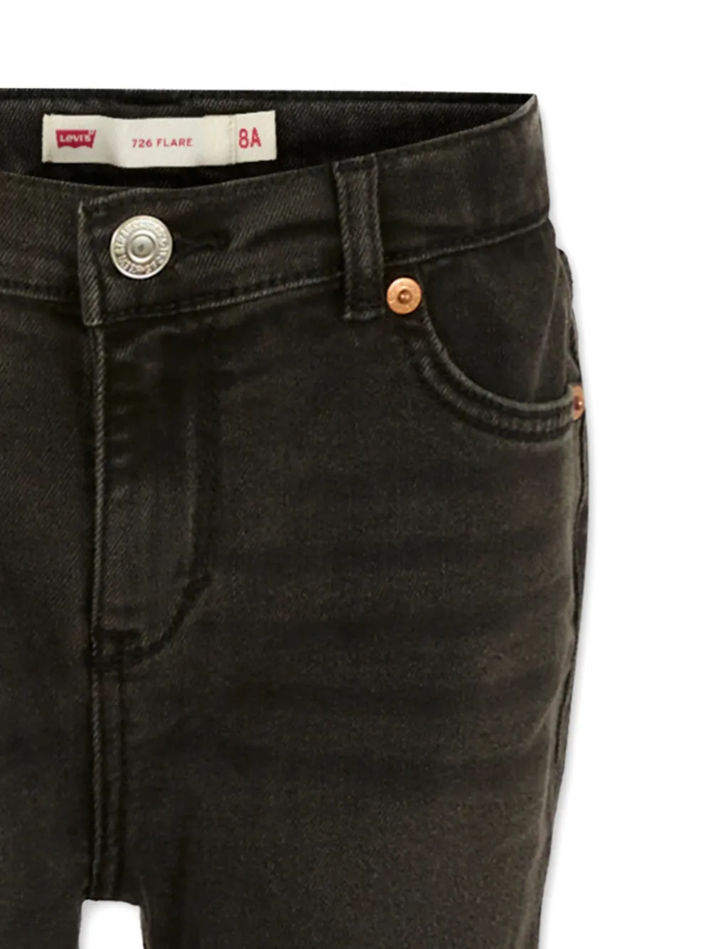 Расклешённые джинсы с нашивкой-логотипом Levi'S Kids, черный — фото 3