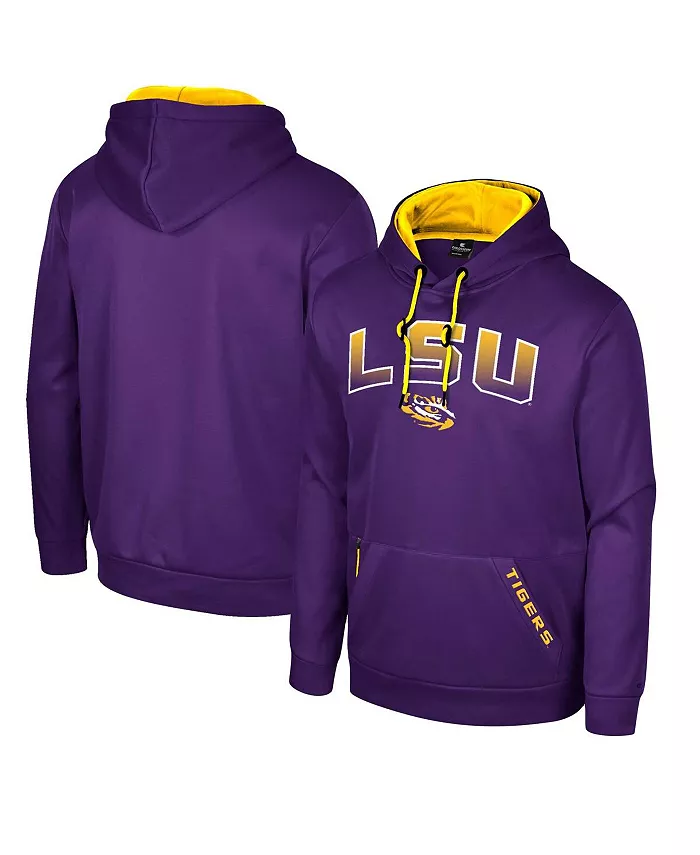 

Мужская фиолетовая толстовка с капюшоном LSU Tigers Reese Colosseum
