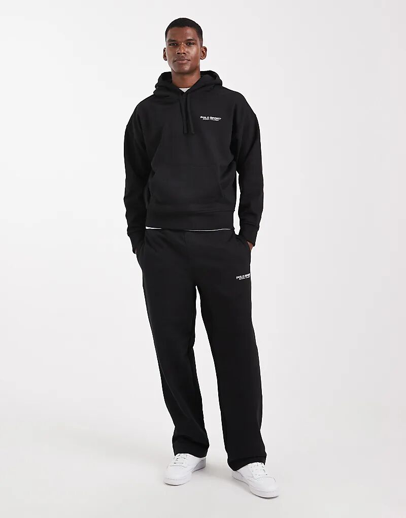 

Спортивные брюки Polo Ralph Lauren Sport свободного кроя черного цвета