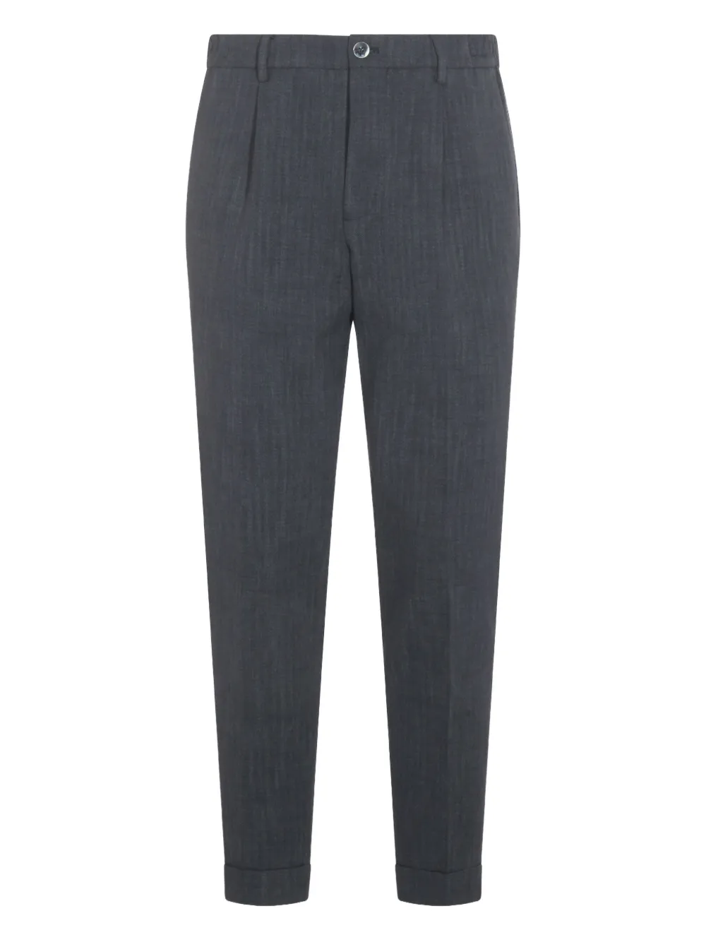 

Брюки с защипами и елочным узором GTA Pantalone, серый