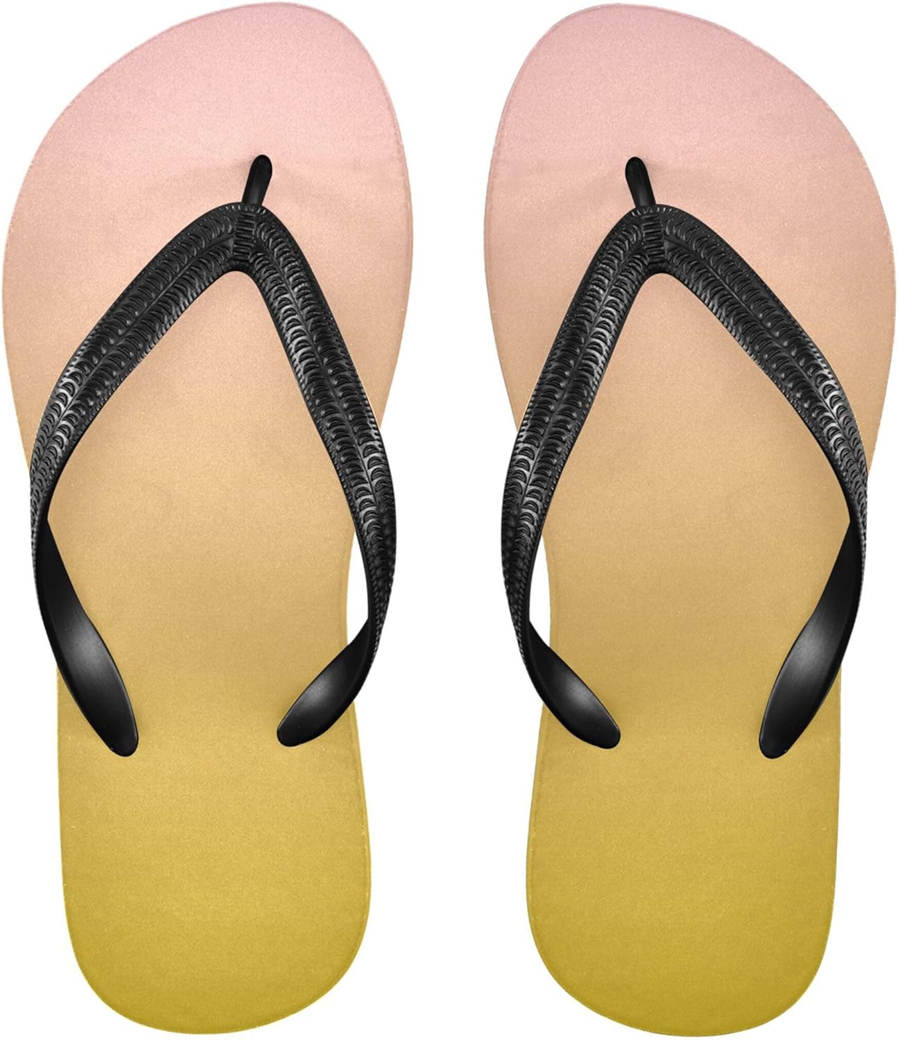 

Женские/мужские шлепанцы UMIRIKO Gold Pink для дома, отеля, спа, спальни, путешествий и пляжа