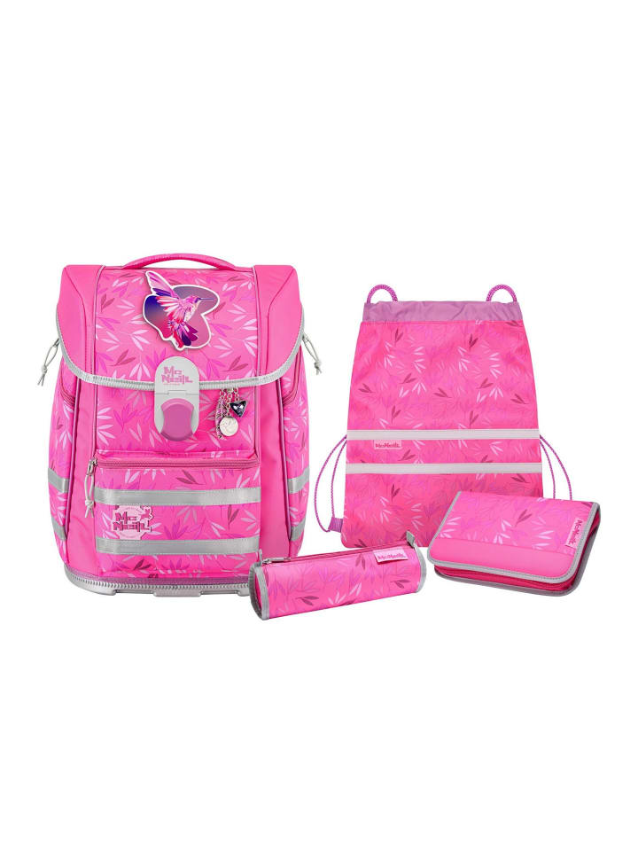 

McNeill Большой школьный рюкзак Biggy из 5 предметов, цвет BIRDY, розовый
