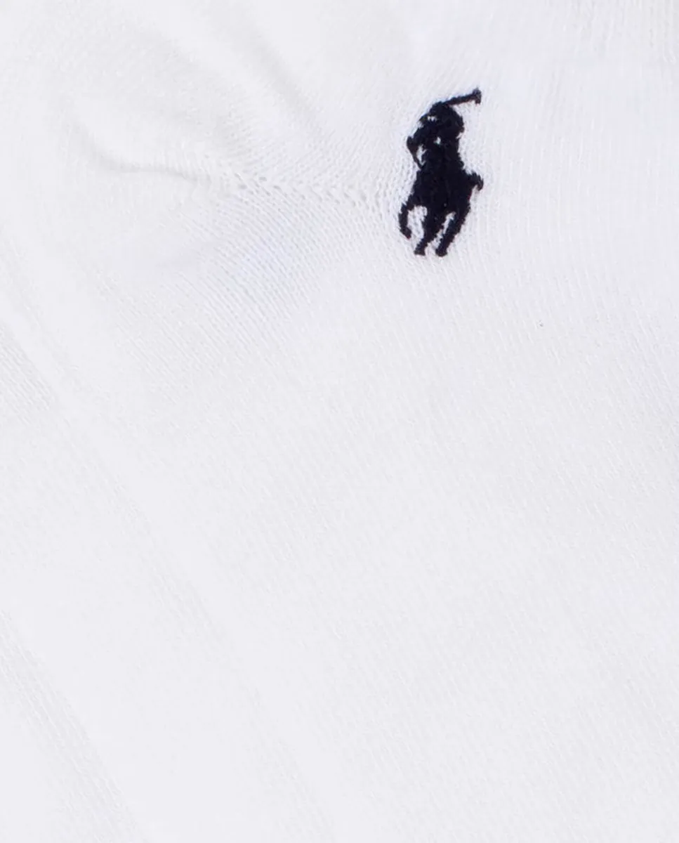 Набор из трех мужских носков с вышитой лошадью Polo Ralph Lauren, белый — фото 2
