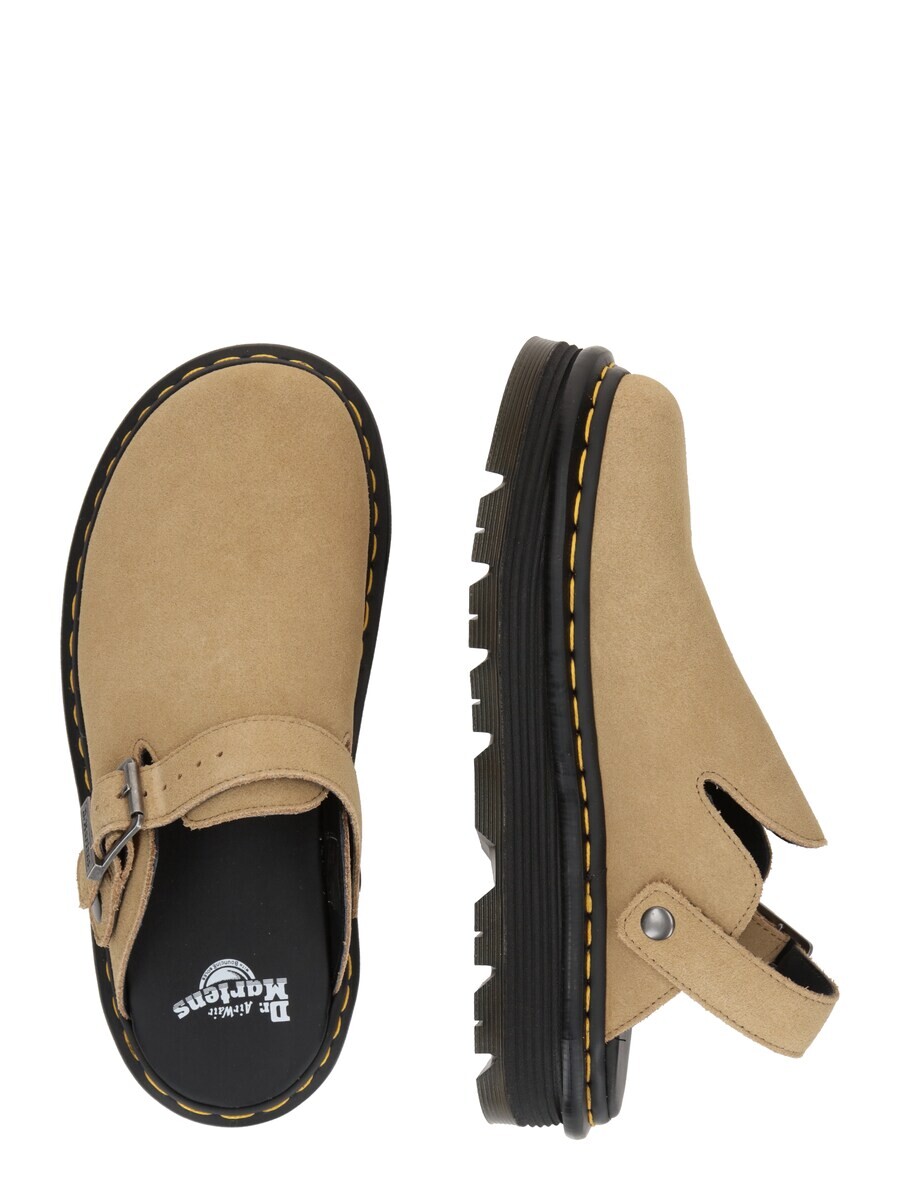 Классические слипоны Dr. Martens Mules ZebZag, серо-коричневый — фото 2