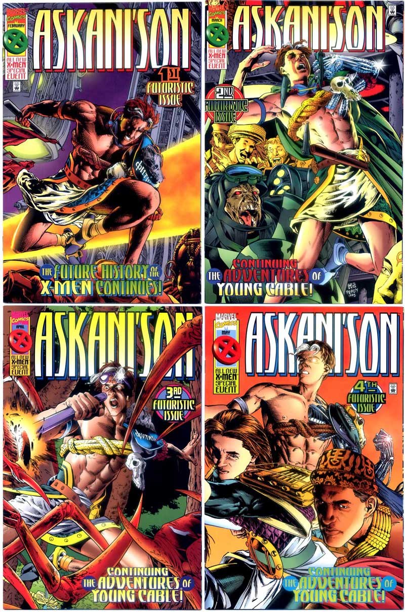 

Askani'son #1-4 Complete Limited Series (Marvel Comics 1996 - 4 Comics) (Marvel Comics)