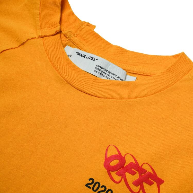 Футболка Off-White Industrial Y013 Short-Sleeve Recon Tee Yellow/Black, желтый — фото 3