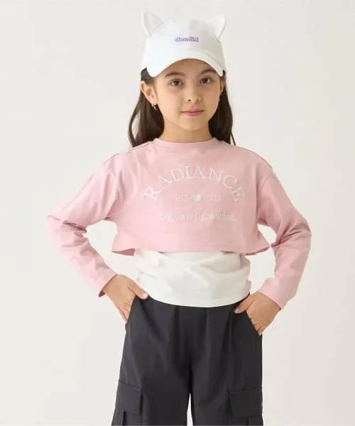 Многослойная футболка с короткими и длинными рукавами MINIMAL, Pink