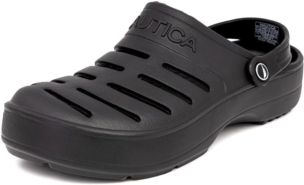 

Мужские сабо Nautica - спортивные сандалии - без застежки с регулируемым задним ремешком - (водные обувь/мягкие тапочки) River Edge, черный