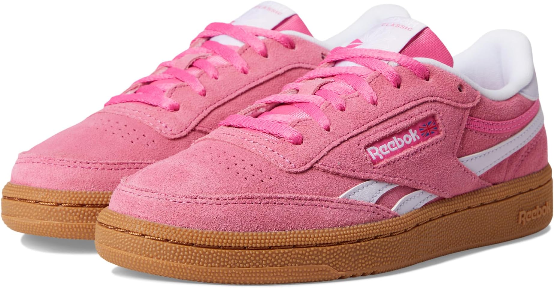 

Кроссовки Reebok Kids Club C Revenge, цвет True Pink/Digital Gleam/Gum