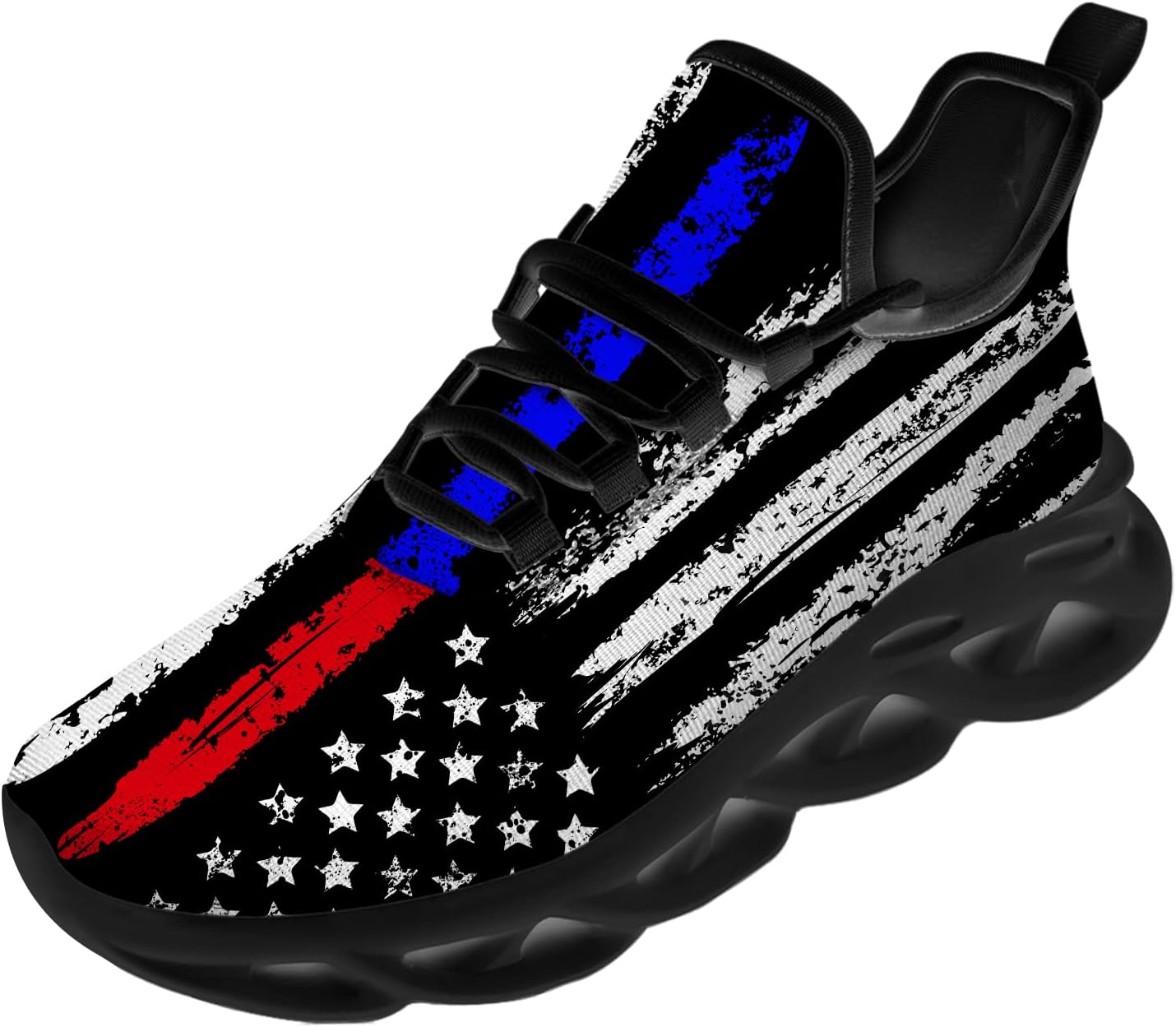 

Кроссовки для мужчин и женщин, для бега, комфортной ходьбы, тенниса, с американским флагом, подарки для него и для нее Ciadoon, Multicolor