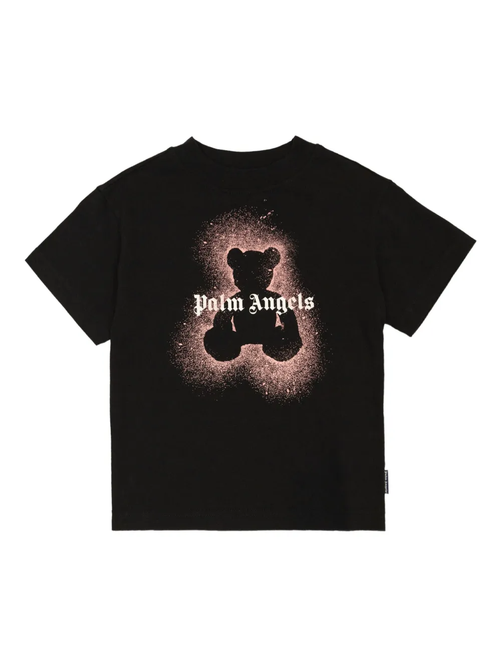 

Хлопковая футболка Palm Angels Kids, черный
