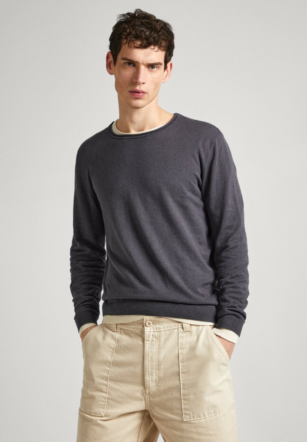 

Вязаный свитер MILLER Pepe Jeans, цвет phantom grey