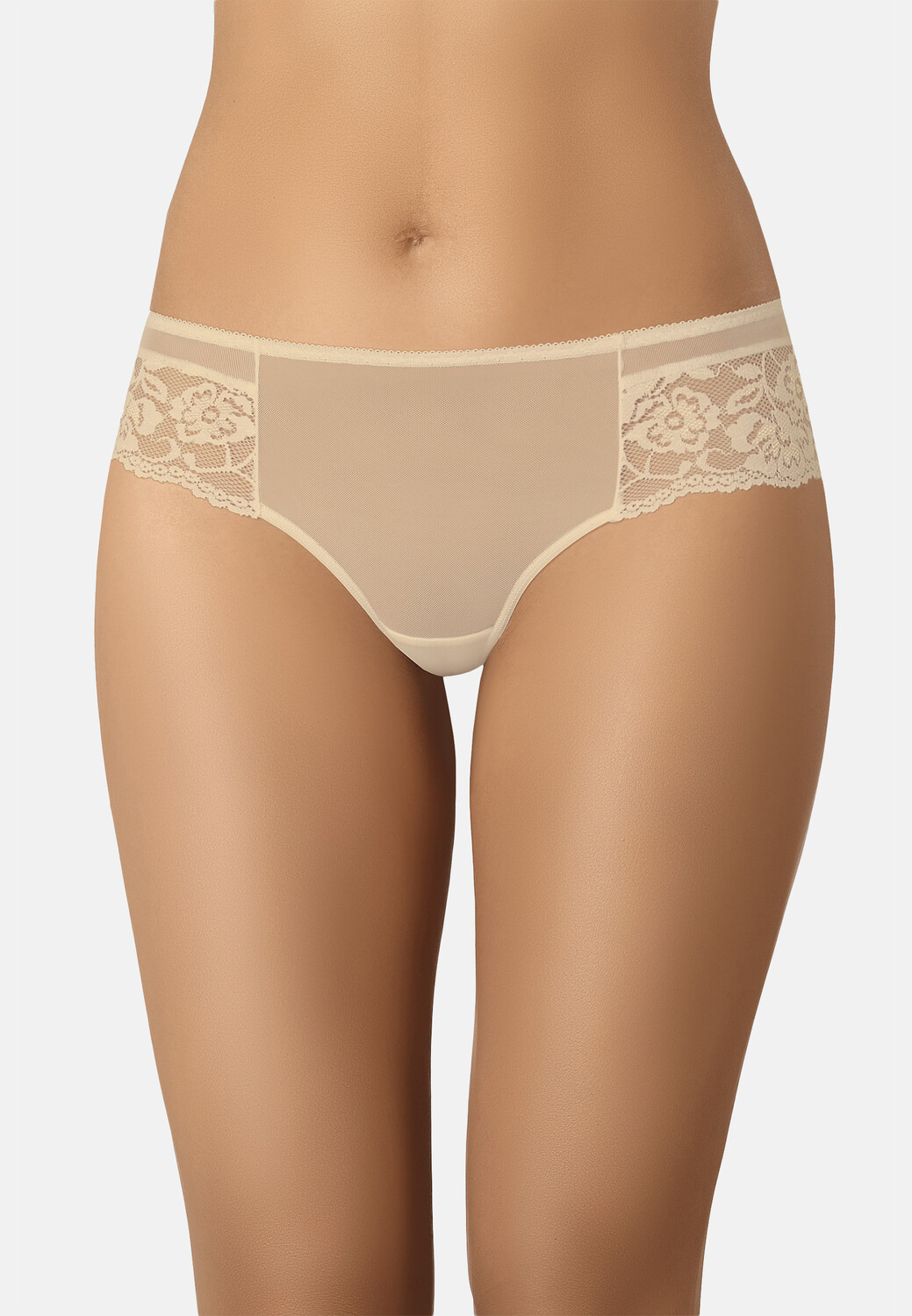 

Трусы Teyli Brasilianischer Mesh mit floraler Spitze Rock, бежевый