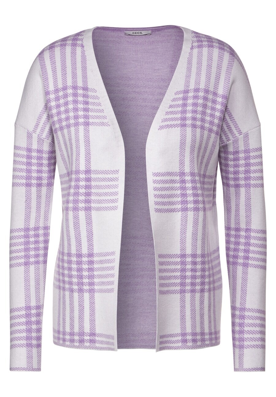 

Вязаный кардиган Cecil, цвет Purple/White