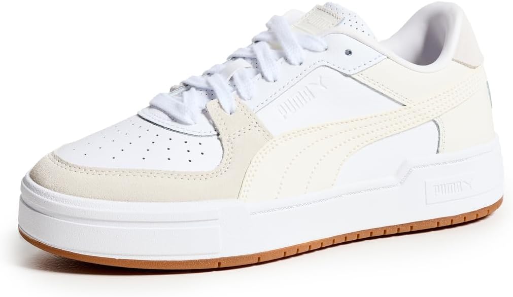 

Мужские кроссовки PUMA Ca Pro Gum с шнуровкой для повседневной носки - белые