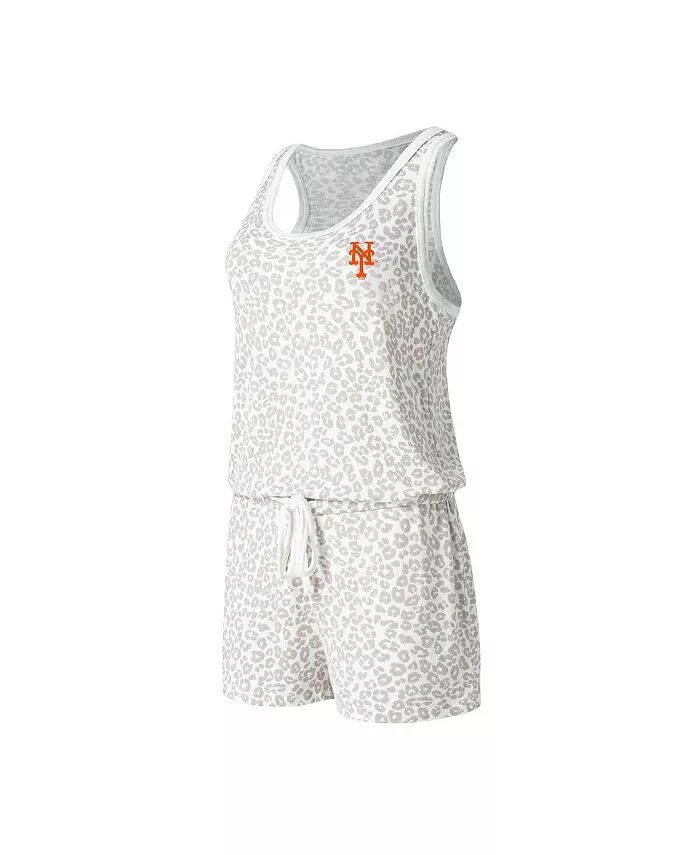 

Женский кремовый комбинезон New York Mets Montana Hacci Knit Concepts Sport