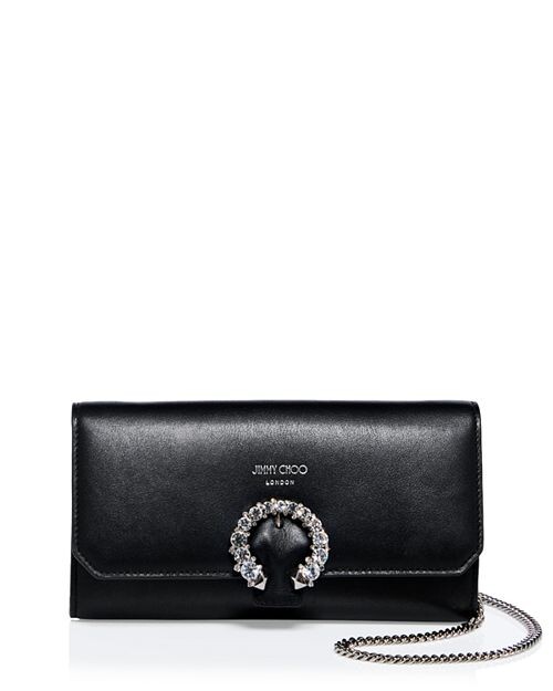 

Украшенный клатч-трансформер Jimmy Choo, цвет Black