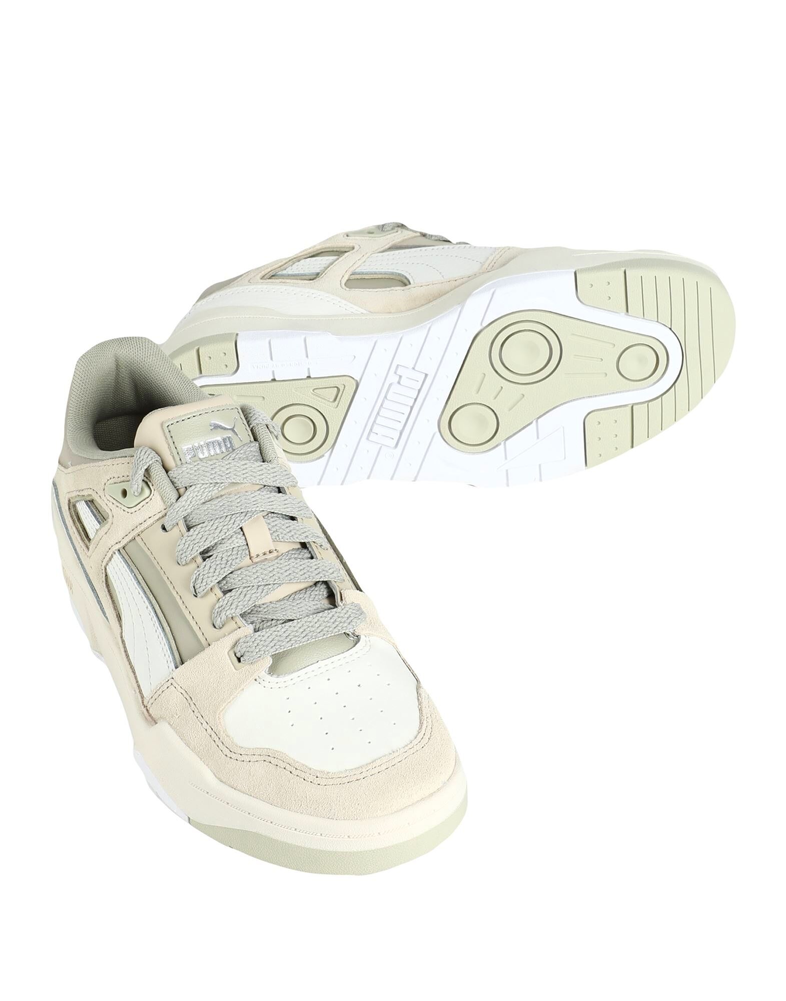 Кроссовки Slipstream Mix Puma, серо-зеленый — фото 2