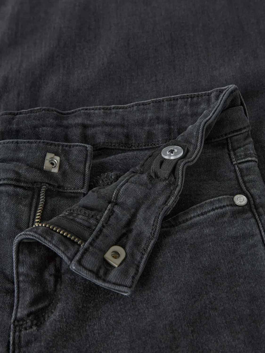 Джинсы Name It Wide leg Jeans NKFPolly из черного денима — фото 4