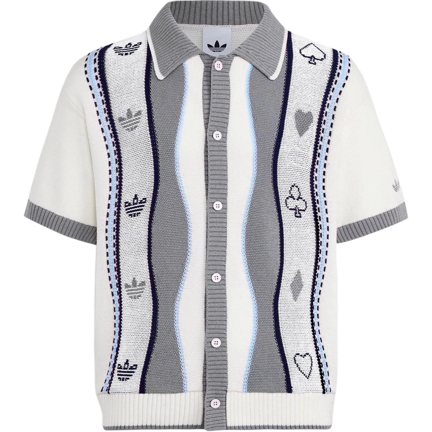 Футболка поло Adidas Originals x Disney U POLO SHIRT Pure Gray/Jade White