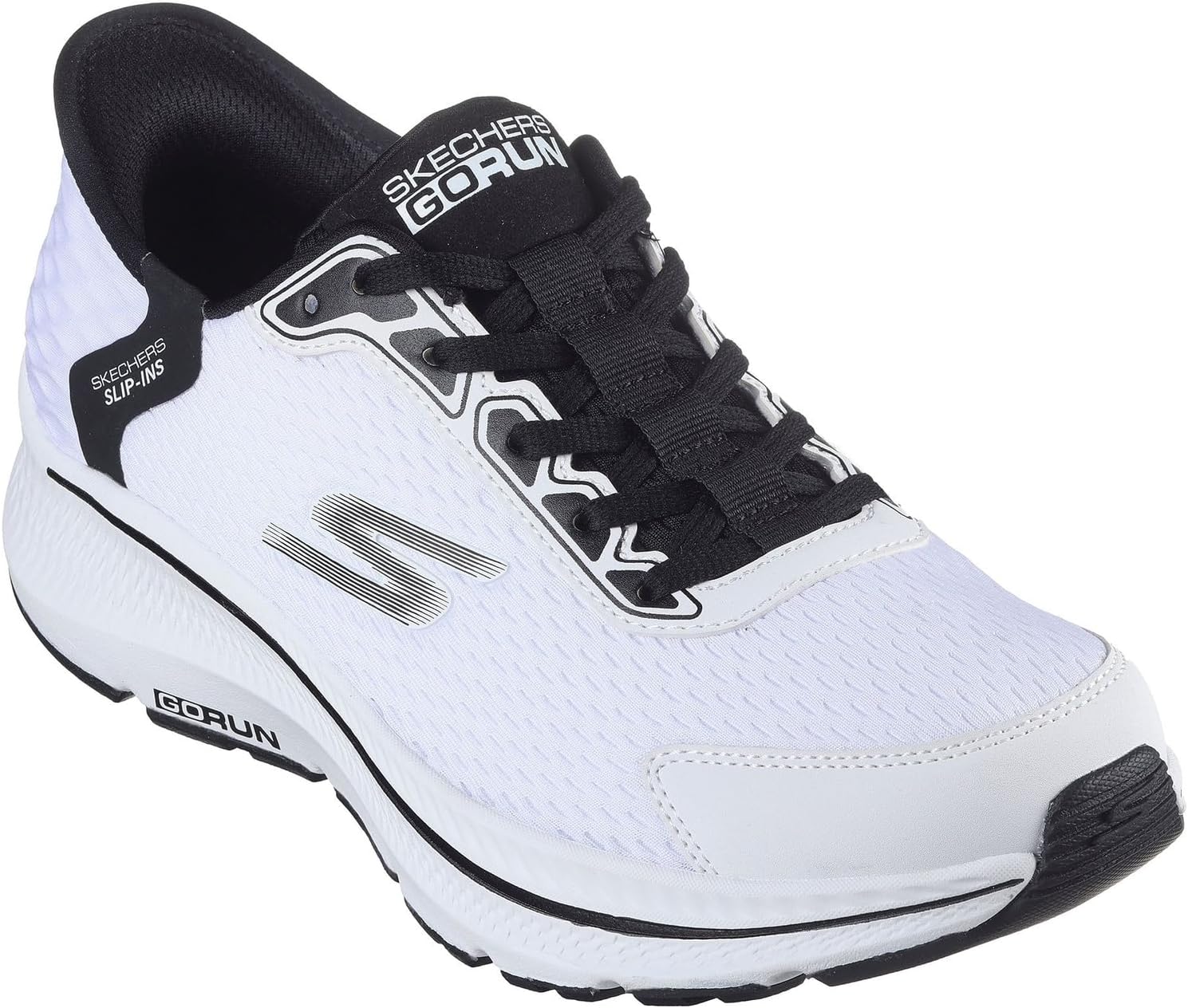 Мужские кроссовки для бега Skechers Go Run Consistent 2.0 Empowered, белый/черный — фото 2