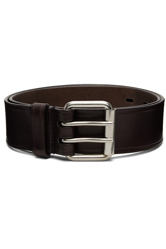 

Кожаный пояс Dries Van Noten, коричневый