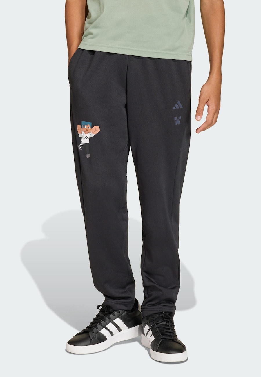 Обычные спортивные штаны ADIDAS SPORTSWEAR Minecraft, черный — фото 4