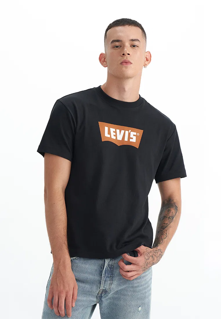 Футболка с коротким рукавом, мужская, Levi's, черный — фото 2