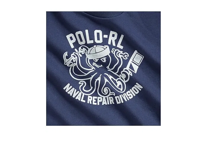 Футболка с принтом Cotton Jersey Infant Polo Ralph Lauren Kids, T Bird Yellow — фото 3