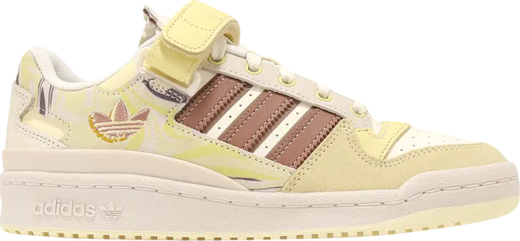 Кроссовки Wmns Forum Low 'White Clay Strata Yellow', желтый
