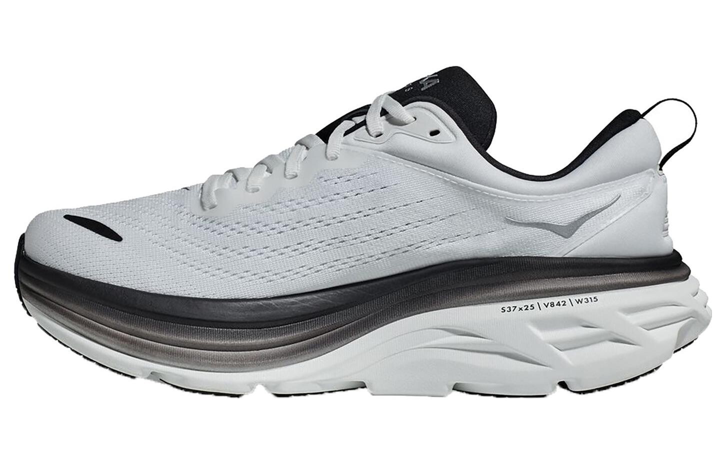 

Кроссовки HOKA ONE ONE Bondi 8 мужские, Черно-белый, Серый, Кроссовки HOKA ONE ONE Bondi 8 мужские, Черно-белый