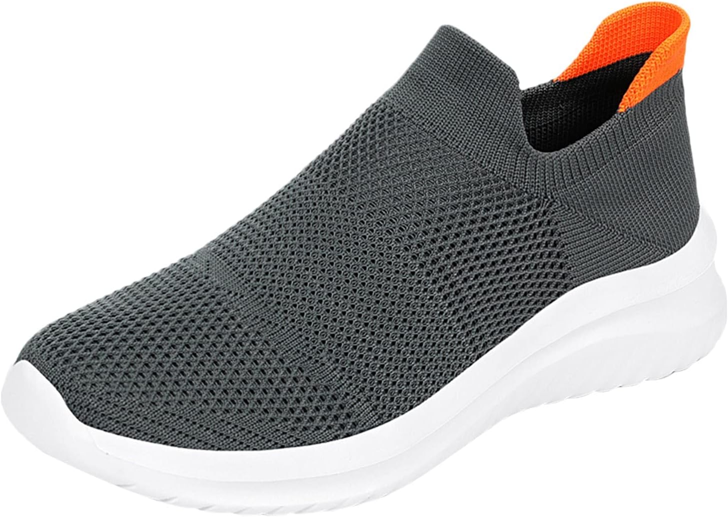 

Мужские беговые теннисные кроссовки, дышащие, для ходьбы, с удобной посадкой, спортивные, повседневные, с сетчатой вставкой, для бега и ходьбы Nvtuuer, серый